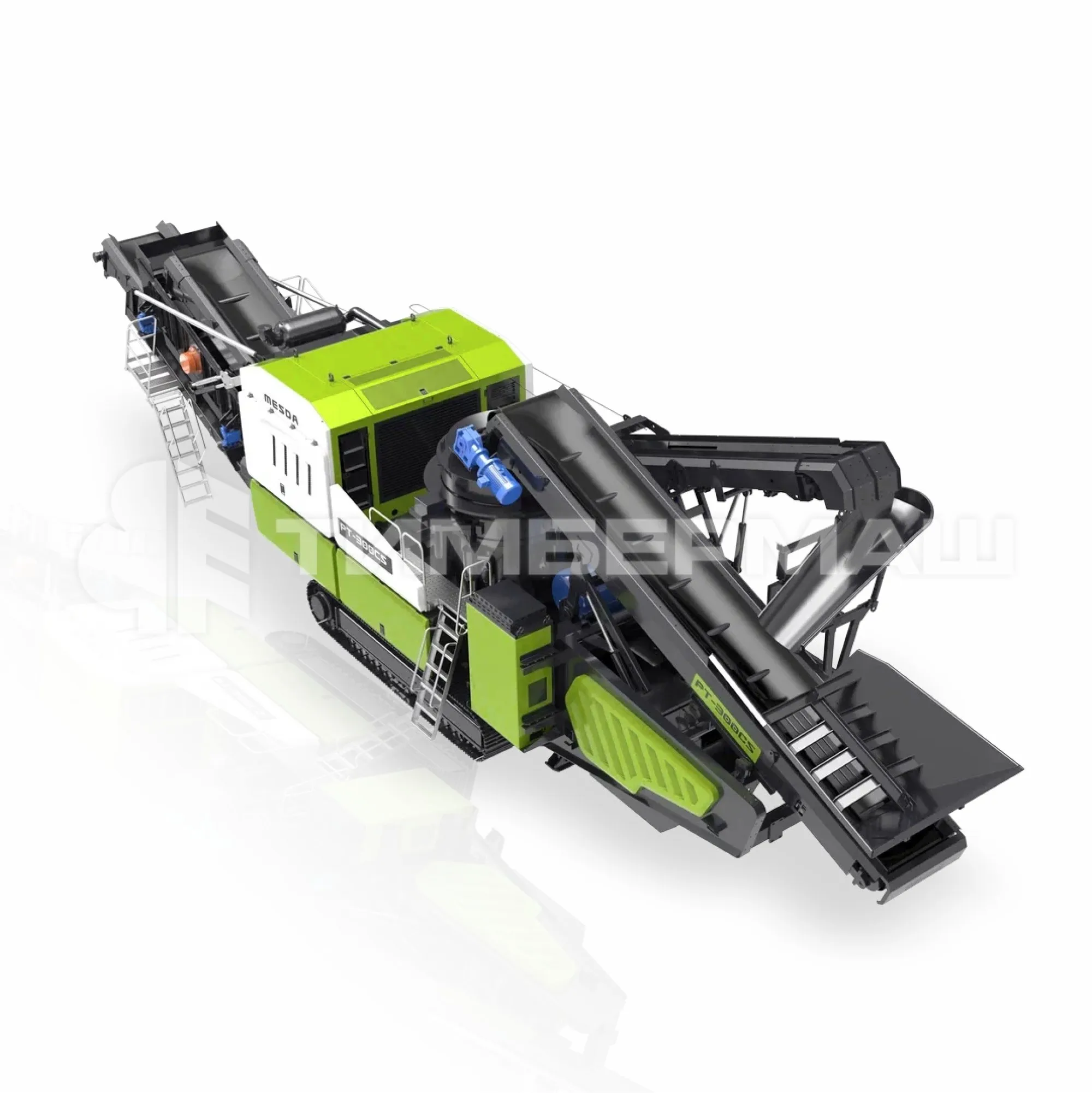 Электрическая самоходная конусная дробилка MD C3HM-A (дизель) фото 3